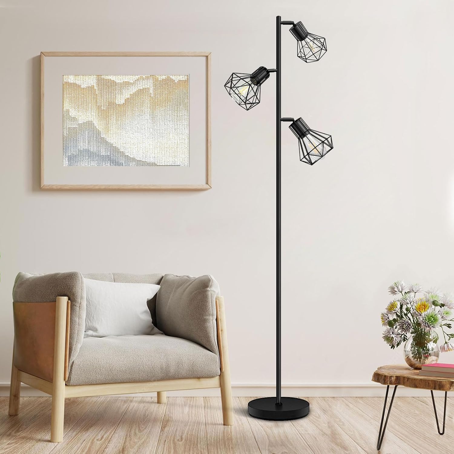 Detalle 2 de BBHome Industrielle Stehlampe