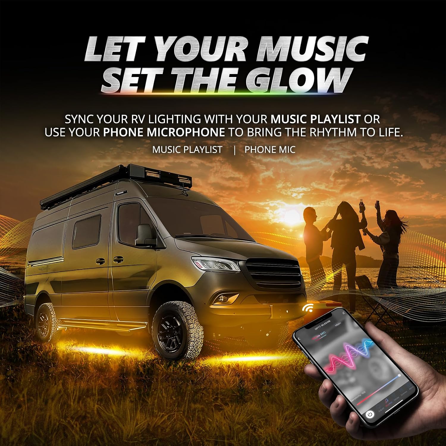 Thumbnail 4 de OPT7 Aura Pro RV Underglow Lights 12V