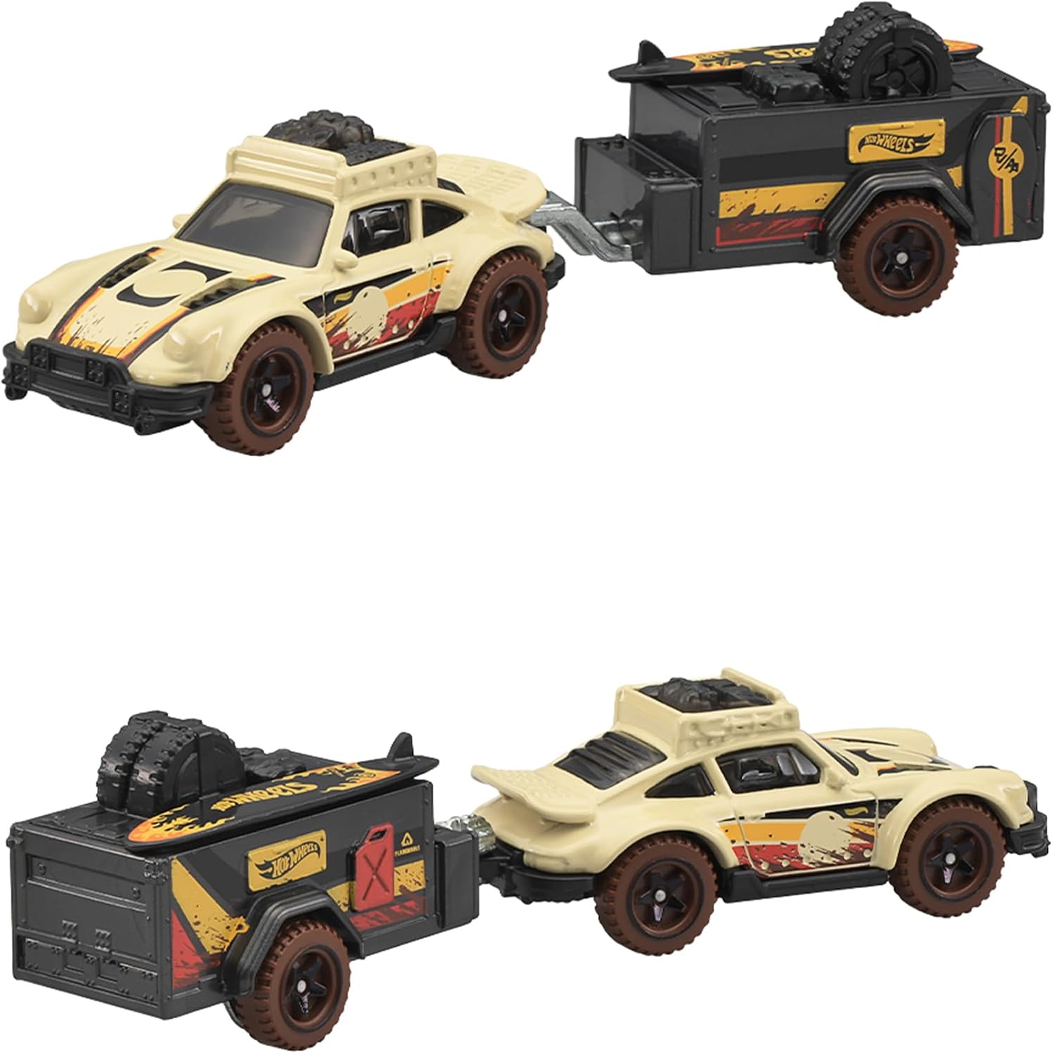 Detalle 2 de Hot Wheels HYT56-986D トラック フリートアソート ミニカー 6台入り 1/64スケール