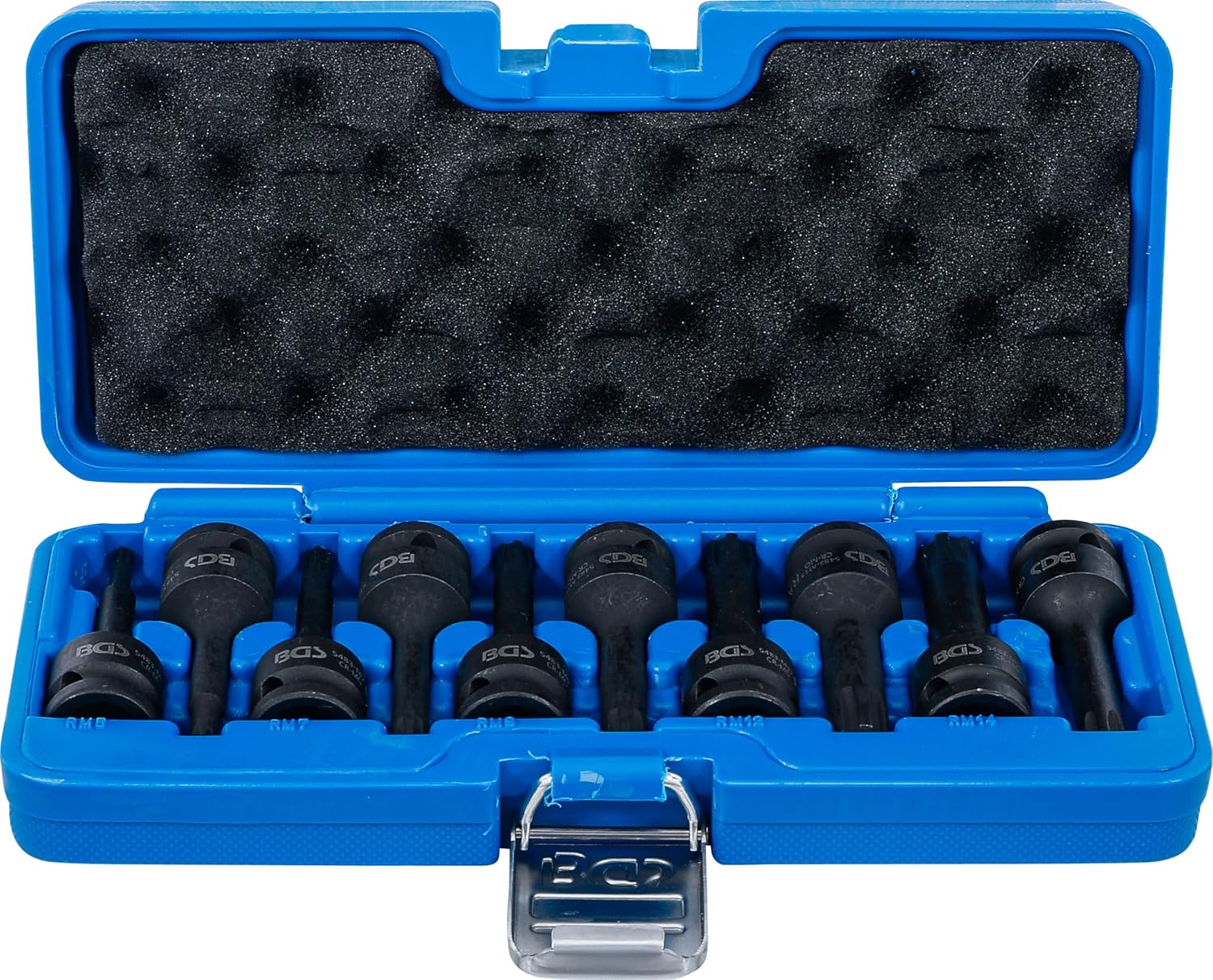 Detalle de BGS 5483 Impact Bit Socket Set, 1/2" Drive, Spline for Ribe, M5–M14
