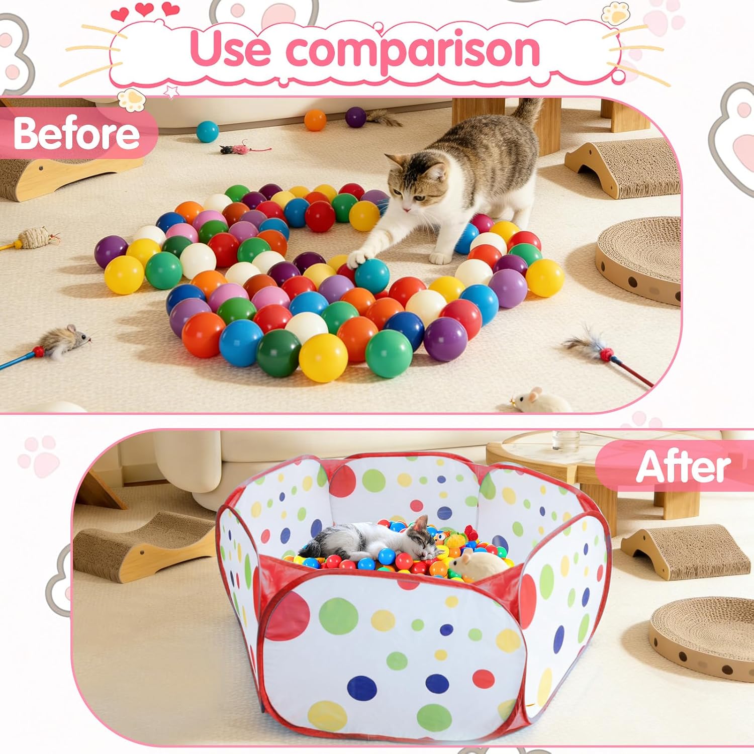 Thumbnail 3 de Cat Ball Pit, 39.37-Inch Diameter