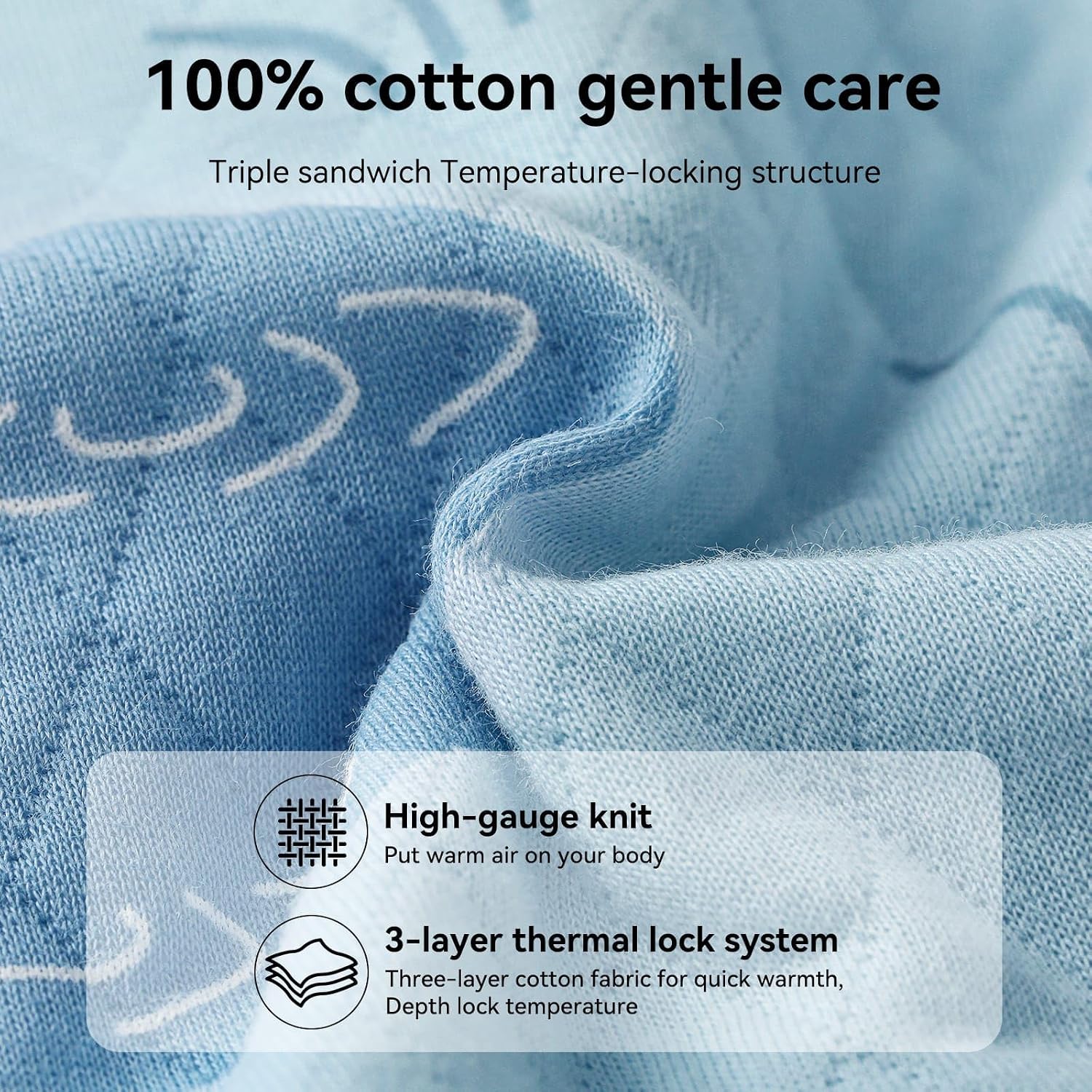 Thumbnail 6 de Unnivoll Schlafsack Baby 1,5 Tog 67 cm – Baumwolle, 0–6 Monate, warm & weich