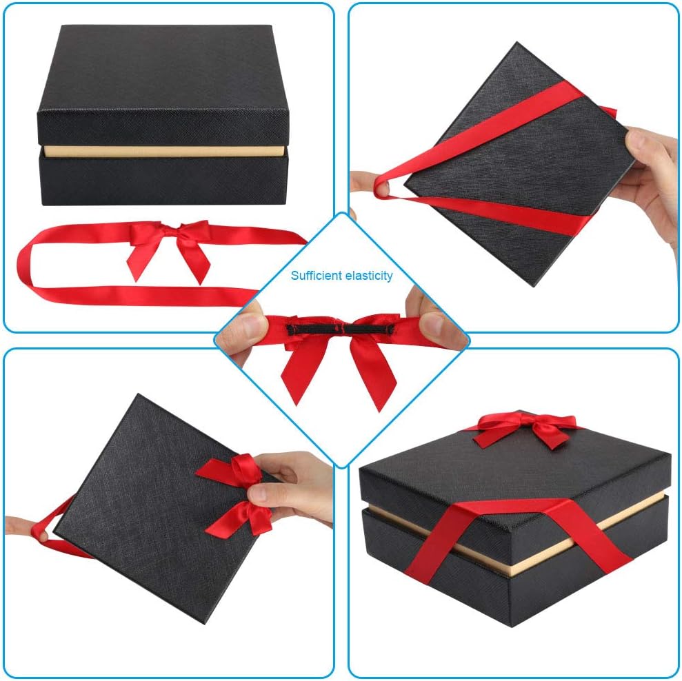 Detalle 2 de flintronic Herren-Gürtel aus Leder mit Automatik-Schließe, 3,5 cm Breite – Schwarz (inkl. Schlüsselbund & Geschenkbox)