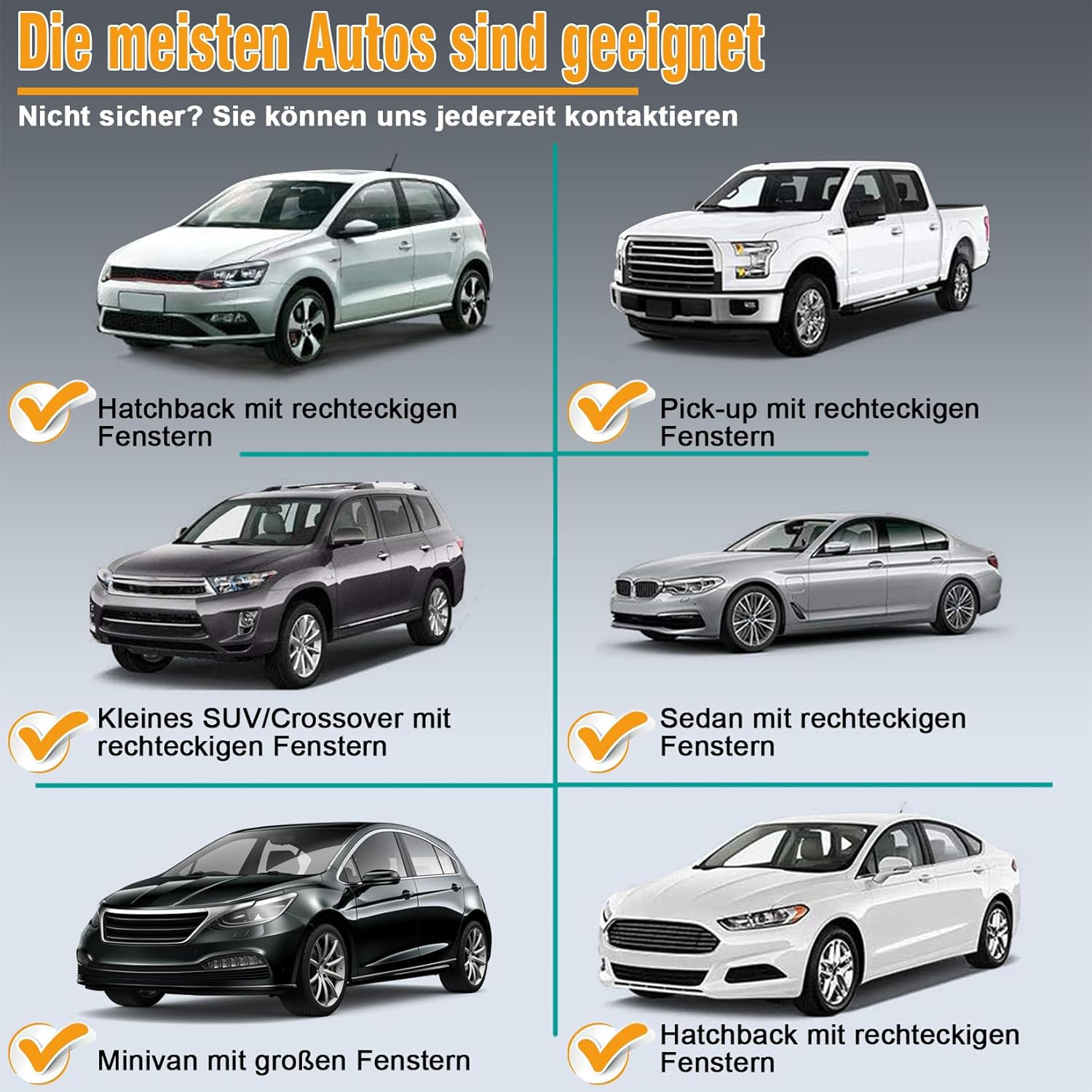 Thumbnail 6 de Rajvia Auto-Sonnenschutz (Universal) für Seitenfenster, UV- und Insektenschutz – Größe L