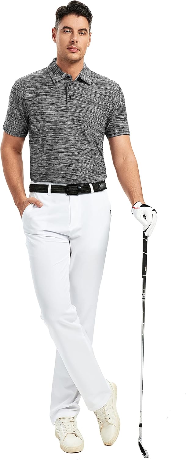 Thumbnail 2 de Damipow Premium Golf Shirts for Men - Dry Fit Performance Polo
