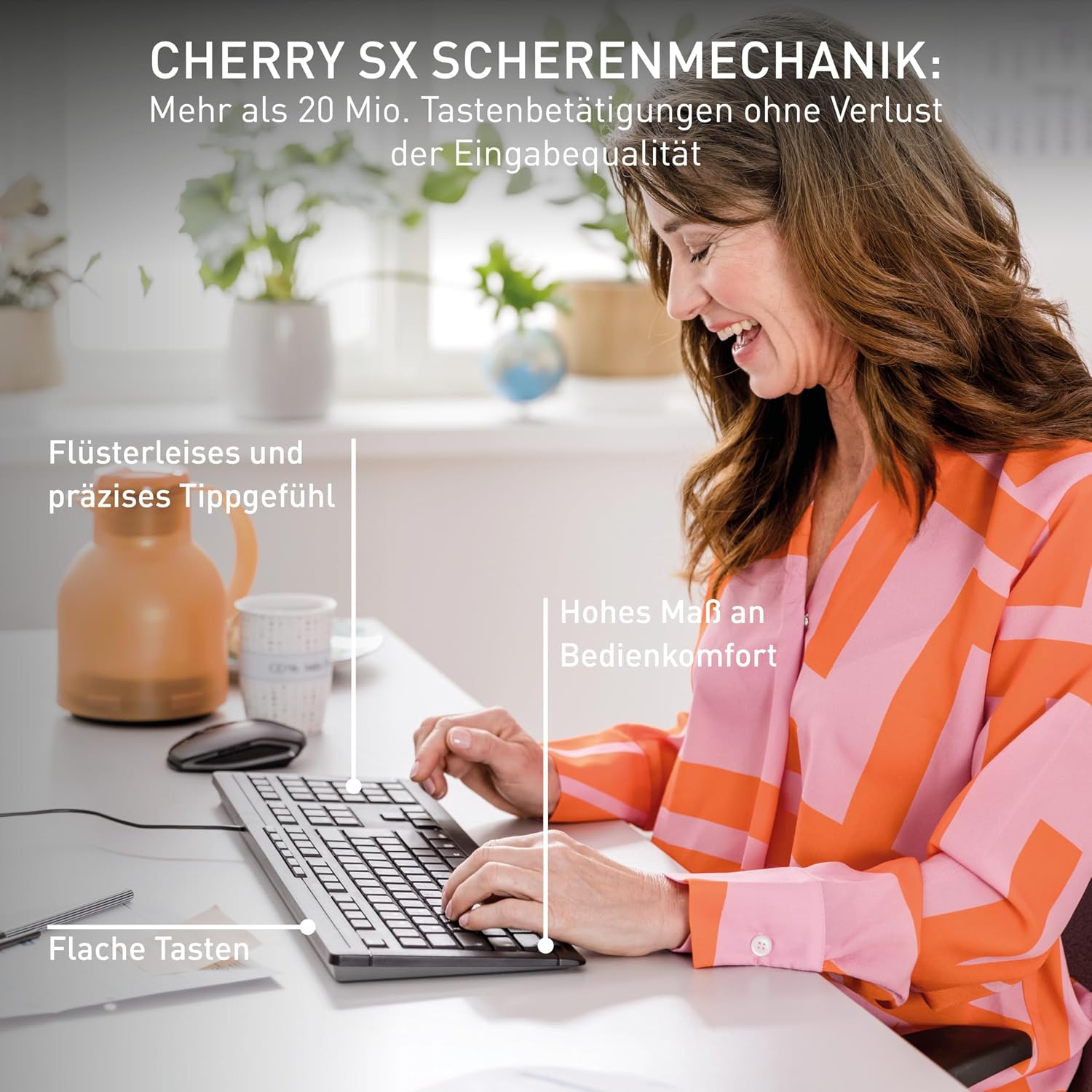 Detalle 2 de CHERRY Stream Keyboard QWERTZ Business