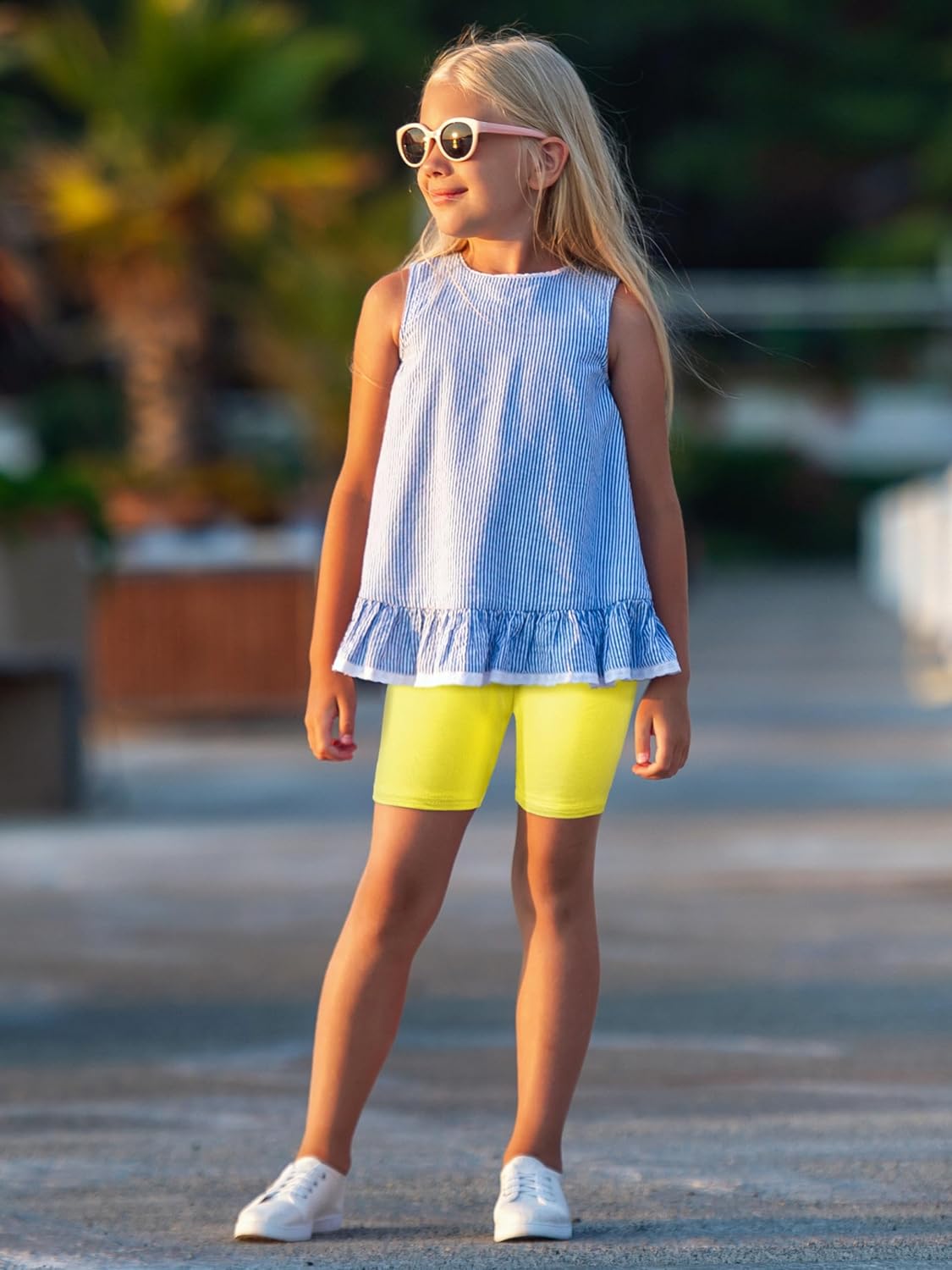 Thumbnail 1 de FEOEOR 6 Pack Girls Bike Shorts 6-Pack