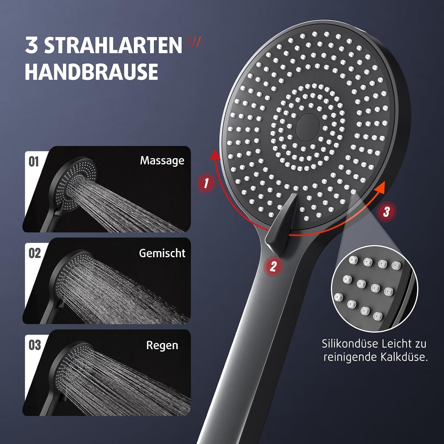 Thumbnail 4 de Rainsworth Duschsystem mit Armatur Schwarz