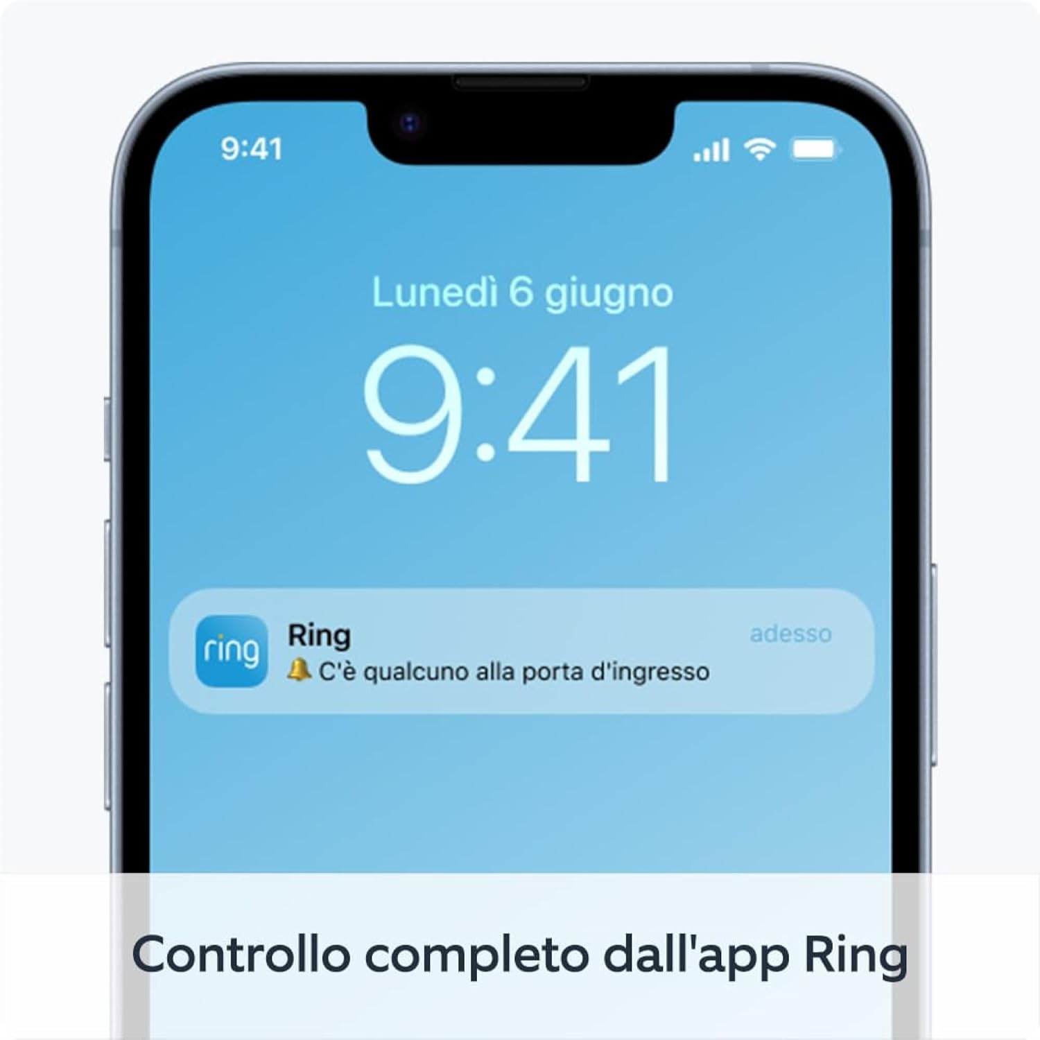 Detalle de Ring videocitofono a batteria con Chime (3ª gen.) – campanello con telecamera senza fili