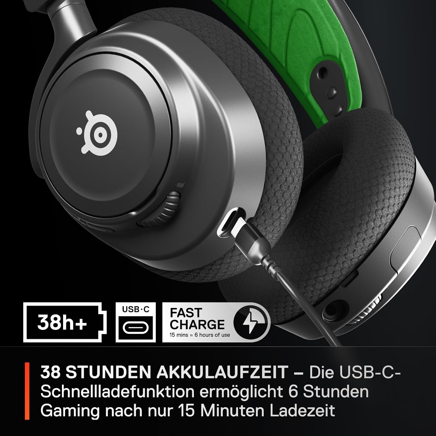 Detalle de SteelSeries Arctis Nova 7X Gaming-Headset 38 h