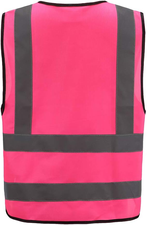 Detalle de 12 Colors Optional Hi Vis Reflective Vest | High Visibility Executive Waistcoat (XS-8XL)