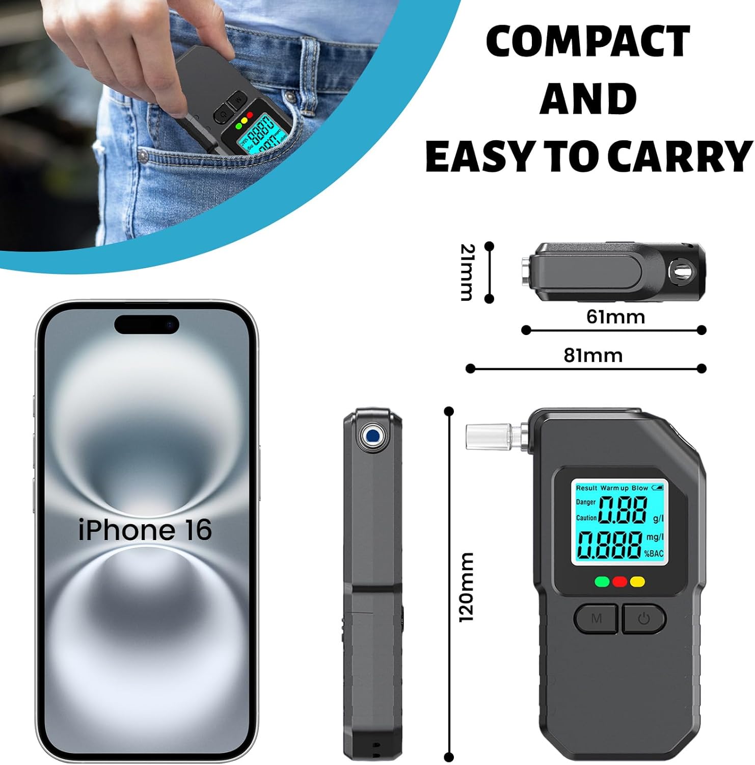 Thumbnail 6 de TORVEX Breathalyser 20 mouthpieces kit