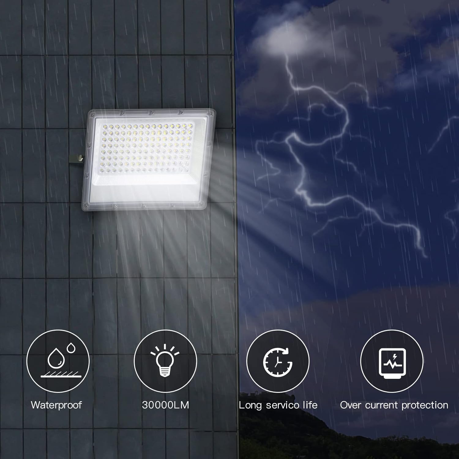 Thumbnail 3 de Tayire LED-Strahler Außen 50 W (5000 lm) 6000 K, IP65 – Fluter für Garten, Garage & Werkstatt