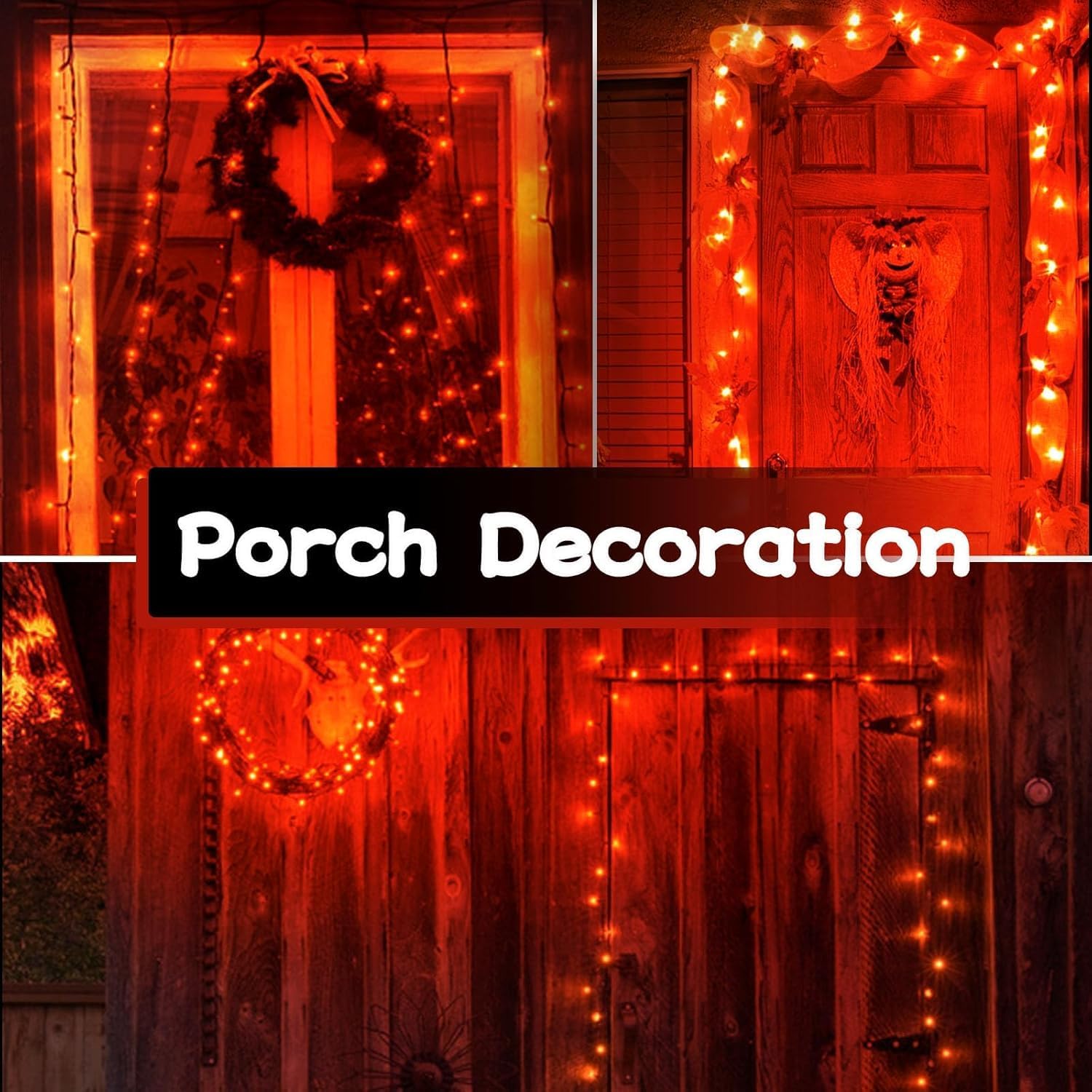 Thumbnail 5 de Tasodin LEDDC00221 Orange LED String Lights, 16.4 ft Battery-Powered