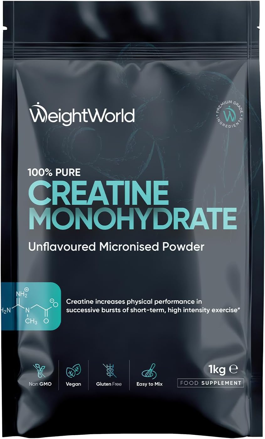 Detalle de WeightWorld Creatine Monohydrate Powder 1kg – 330 Servings