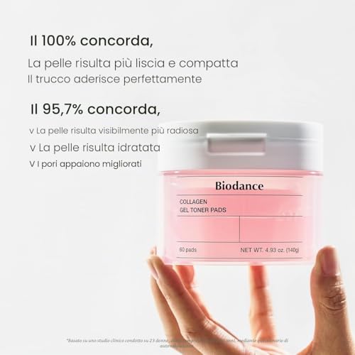 Detalle de Biodance Collagen Gel Toner Pads — Dischetti rassodanti al Collagene, 60 pezzi