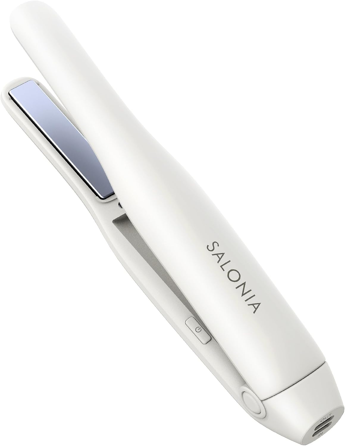 Detalle de SALONIA SAL26131WH コードレスストレートヘアアイロン 12mm・3段階温度設定・ホワイト