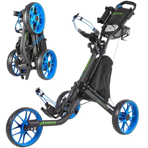 Detalle de EASEGO Golf Push Cart 3 Wheel ⚙