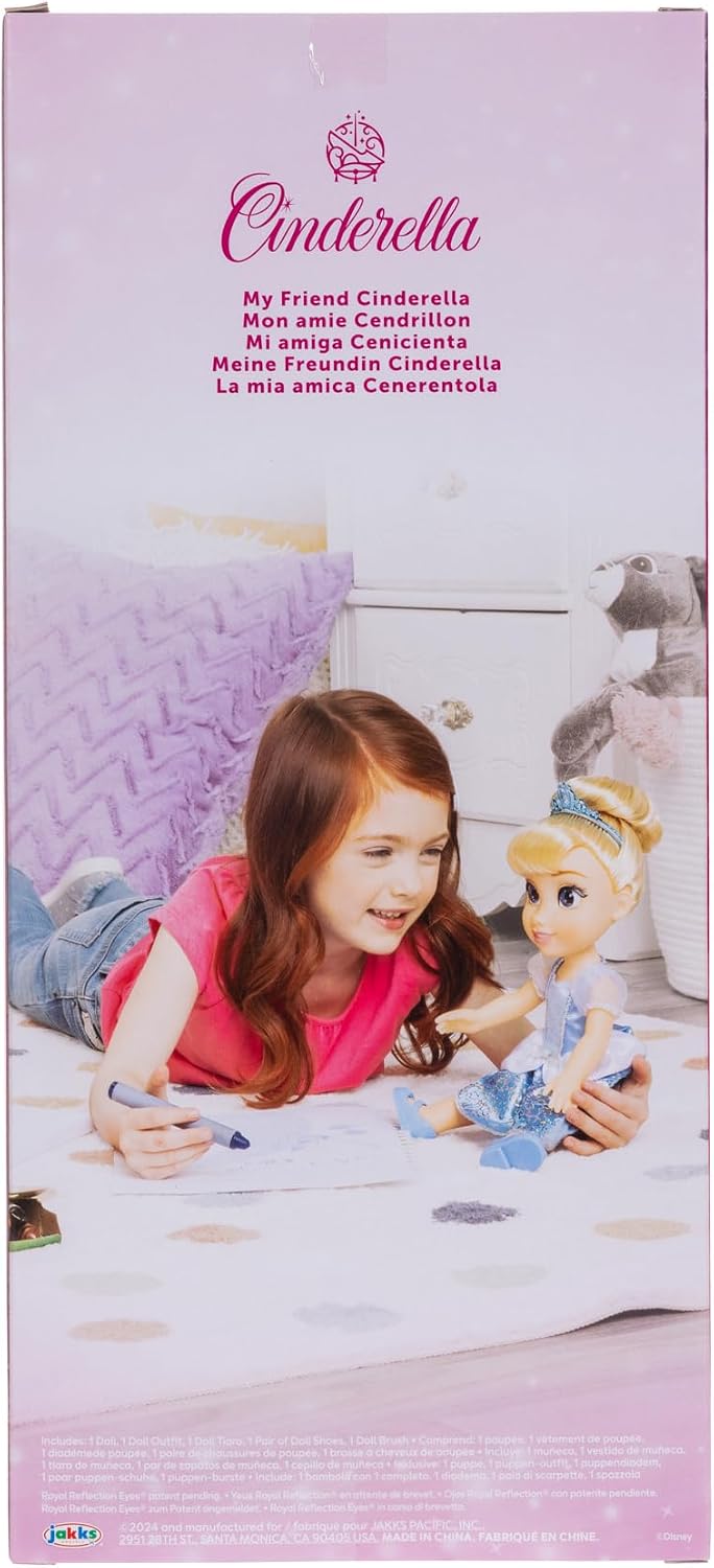 Thumbnail 6 de Disney Princess 230144 – lalka Kopciuszek 35 cm z platynową spódnicą holofoil