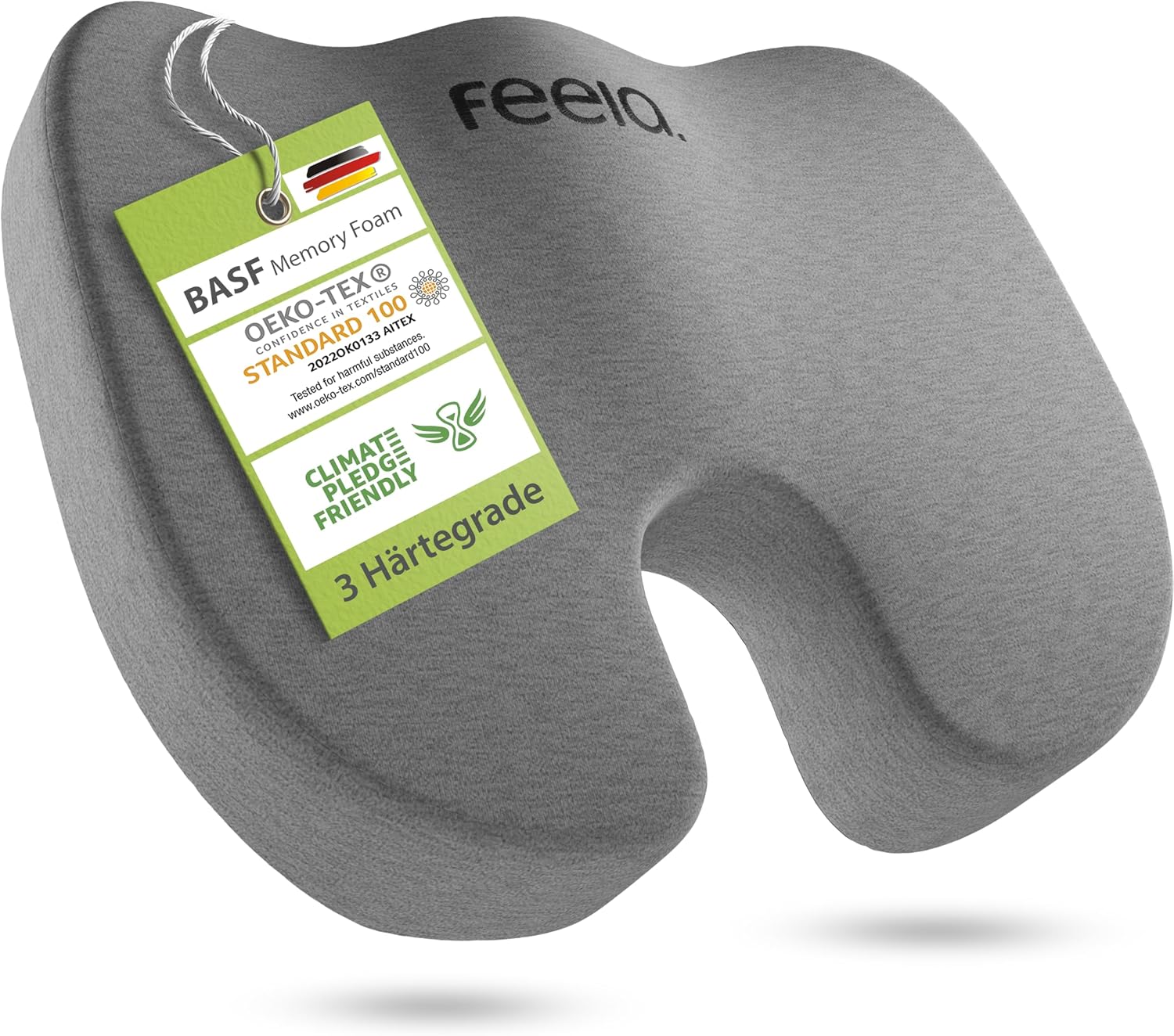 Detalle de feela.® Orthopädisches Autositzkissen 3 Härtegrade