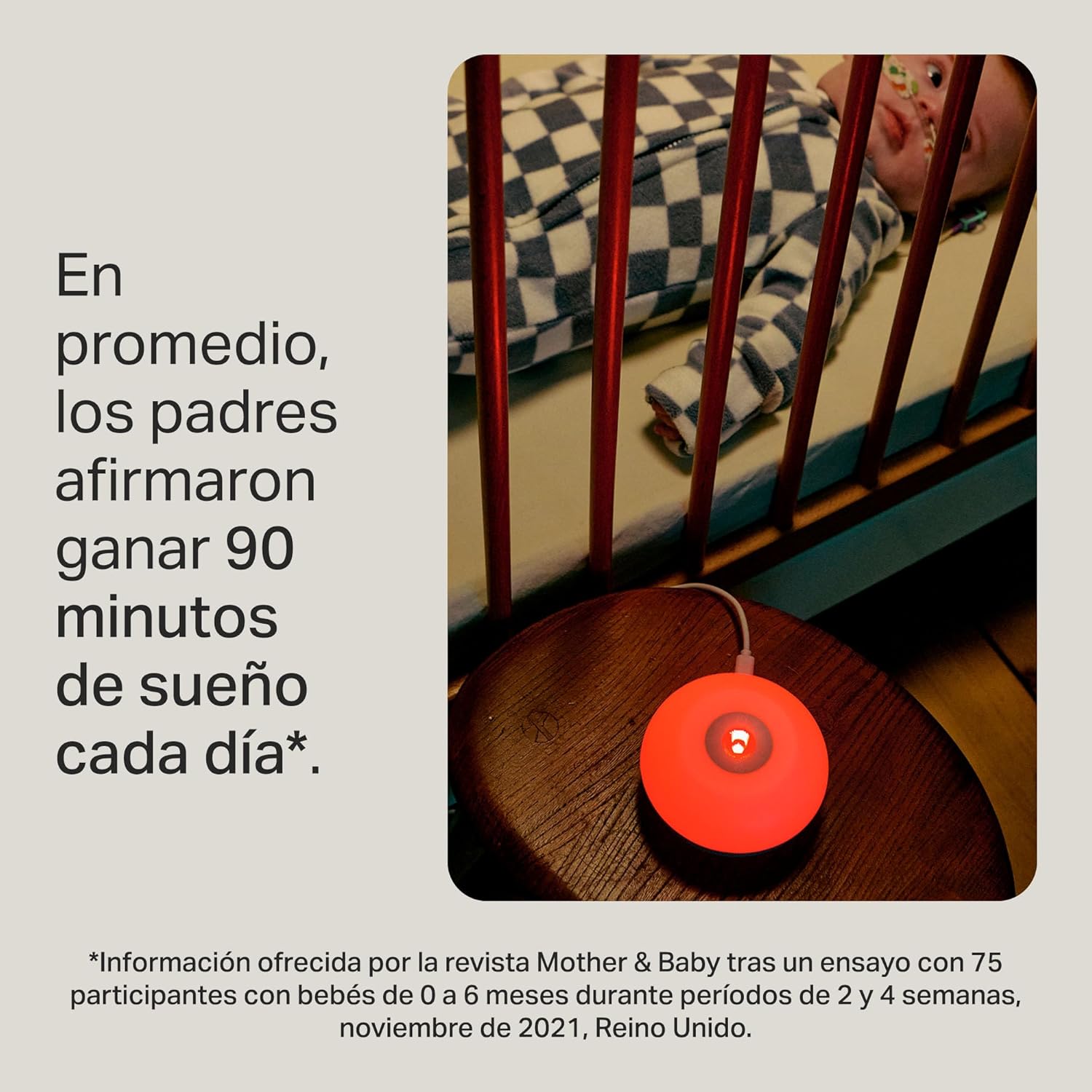 Detalle de Tommee Tippee Dreammaker, Asistente para Dormir con Luz y Sonido 🌙
