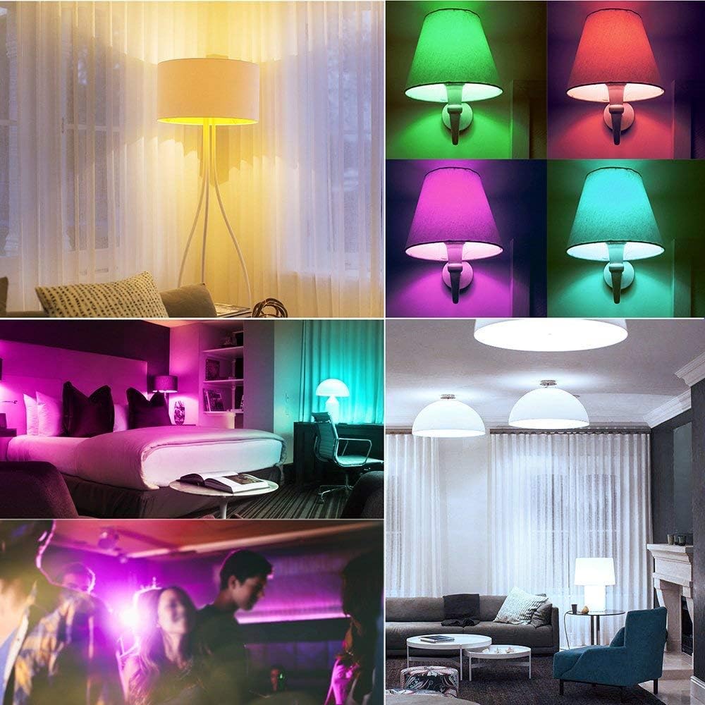 Thumbnail 5 de HYDONG Colour Changing Bulb B22 10W Dimmable (RGBW) with 21-key Remote