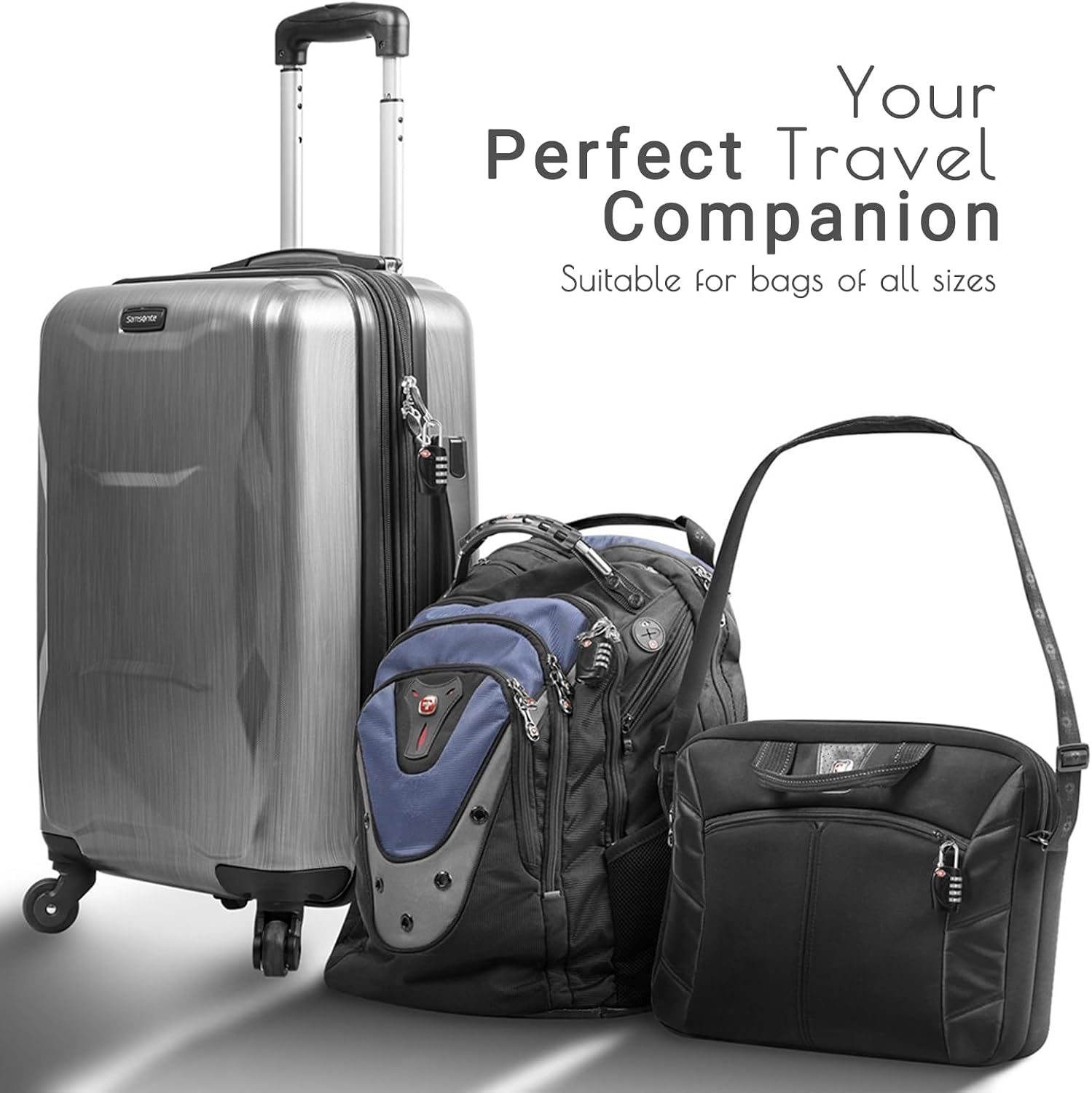 Thumbnail 4 de CFMOUR Suitcase Locks: TSA Approved, 4-Piece Set with 4-Digit Resettable Codes