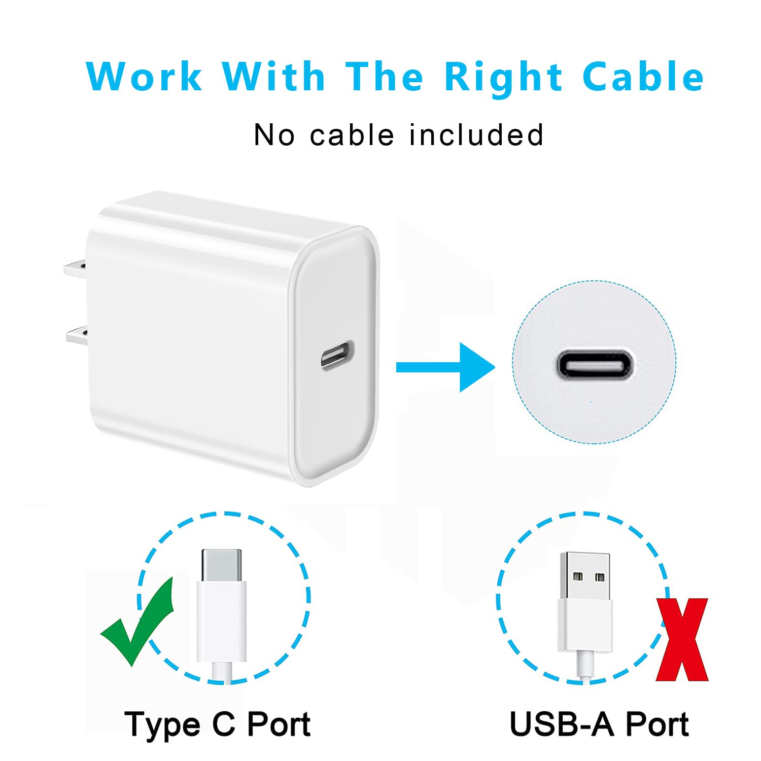 Detalle de USB-C Wall Charger 20W