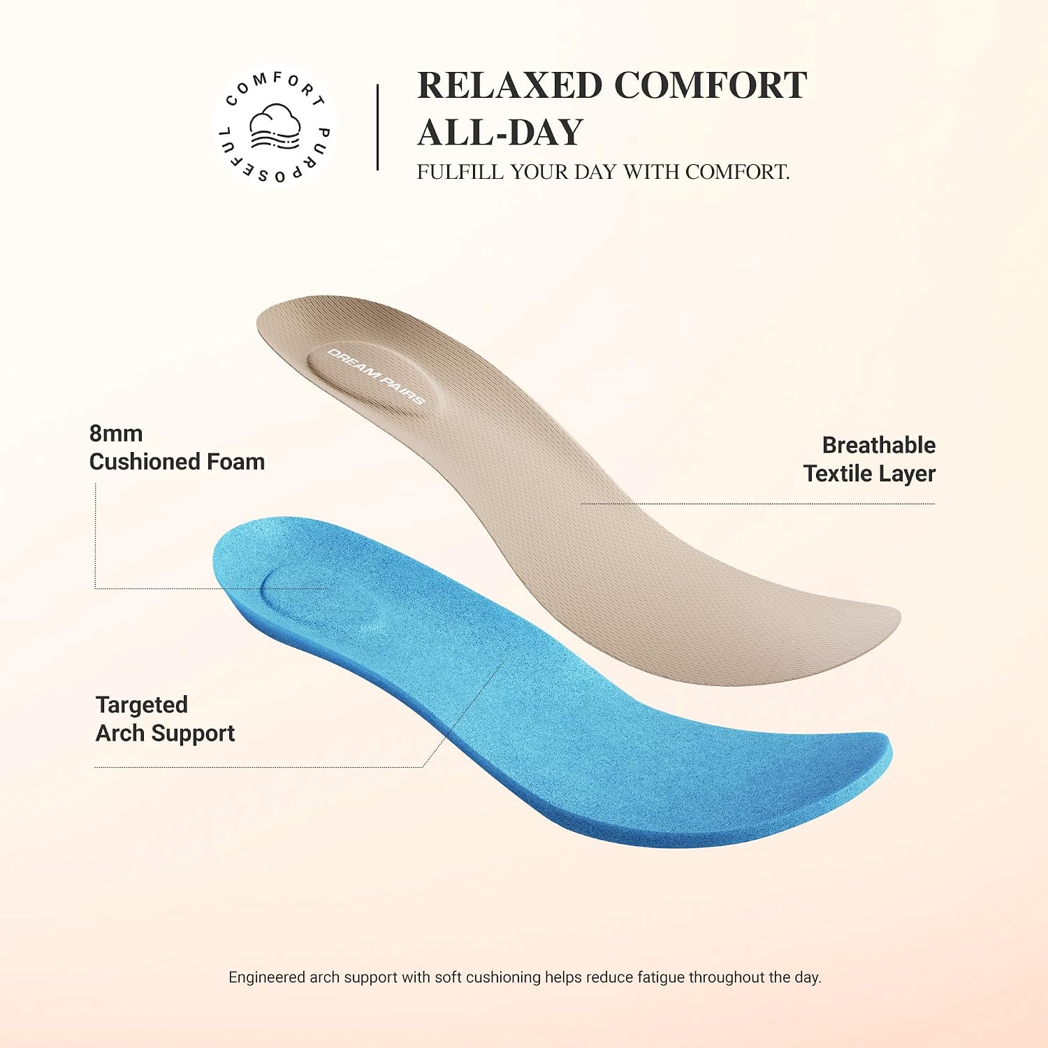 Detalle de DREAM PAIRS Mary Jane Ballet Flats Wide Toe Box ðŸ‘