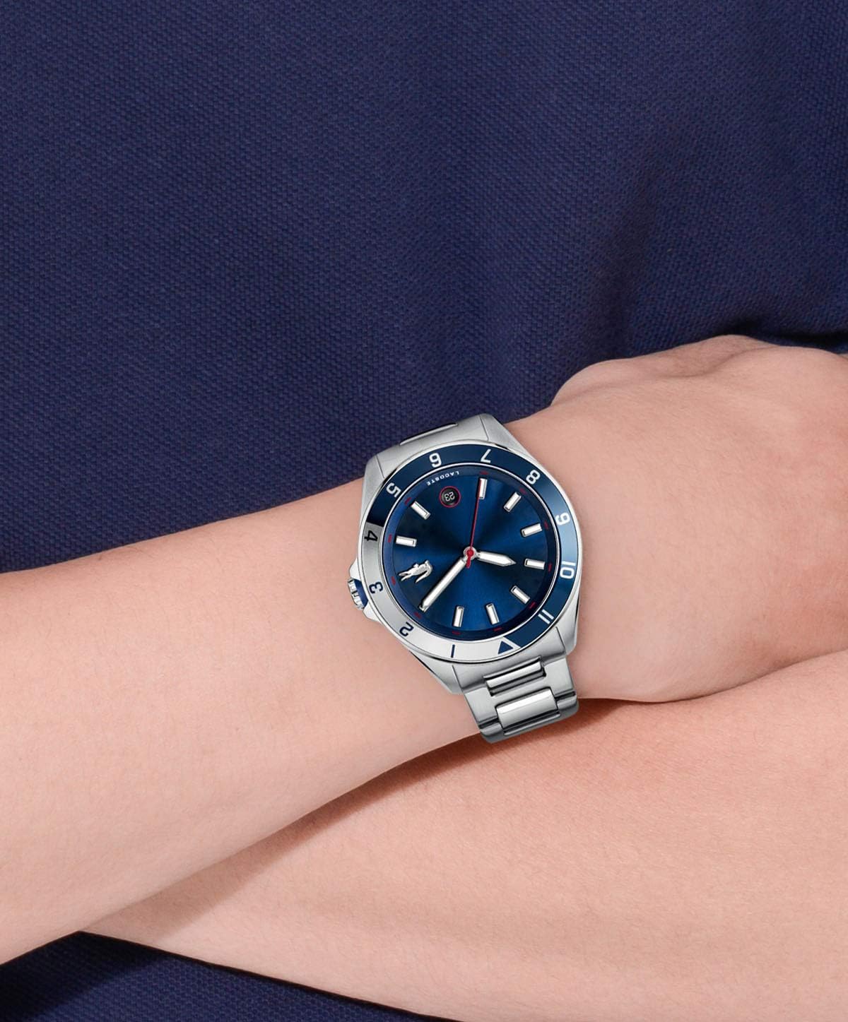 Thumbnail 3 de Lacoste Analog Quarzuhr für Herren – Kollektion Tiebreaker, Edelstahl- oder Silikonarmband