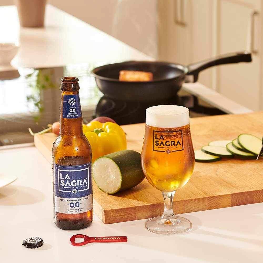 Thumbnail 3 de La Sagra 0,0 - Cerveza Lager Sin Alcohol - Caja de 24 🍻