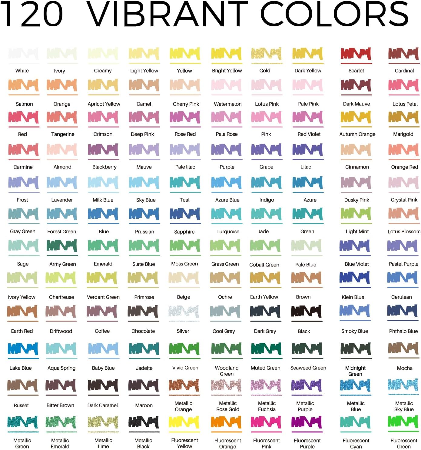 Thumbnail 1 de Artecho 120 Colors Dual Tip Acrylic Paint Pens Review