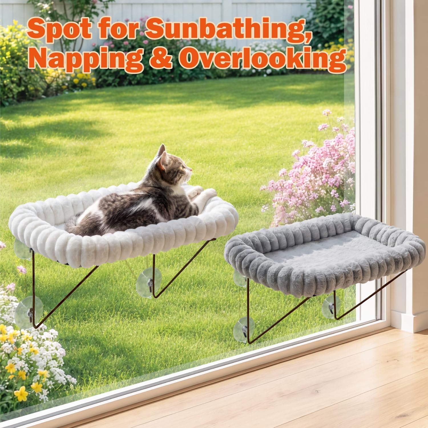 Detalle 2 de Zakkart Cat Window Perch, 40-lb Capacity