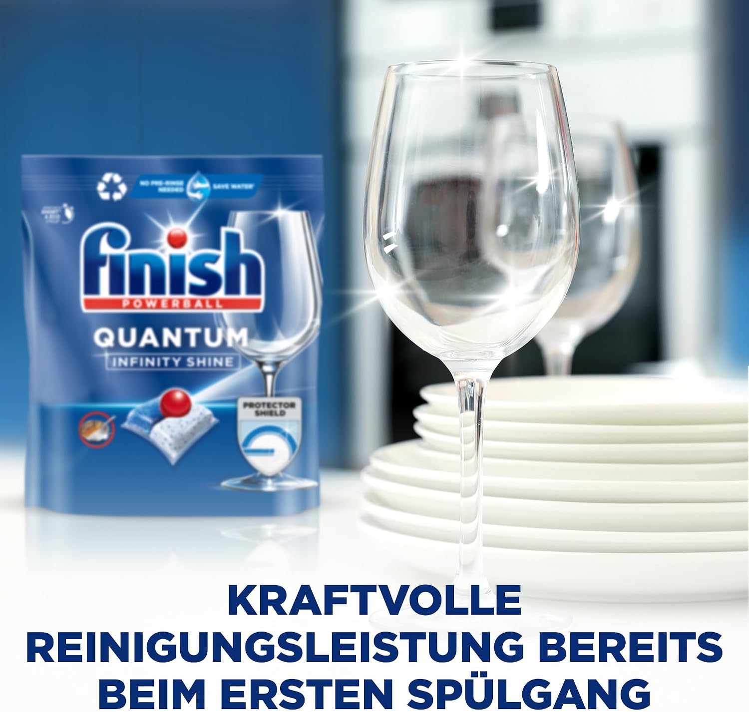 Thumbnail 6 de Finish Quantum Infinity Shine 2×83 Tabs — Spülmaschinentabs