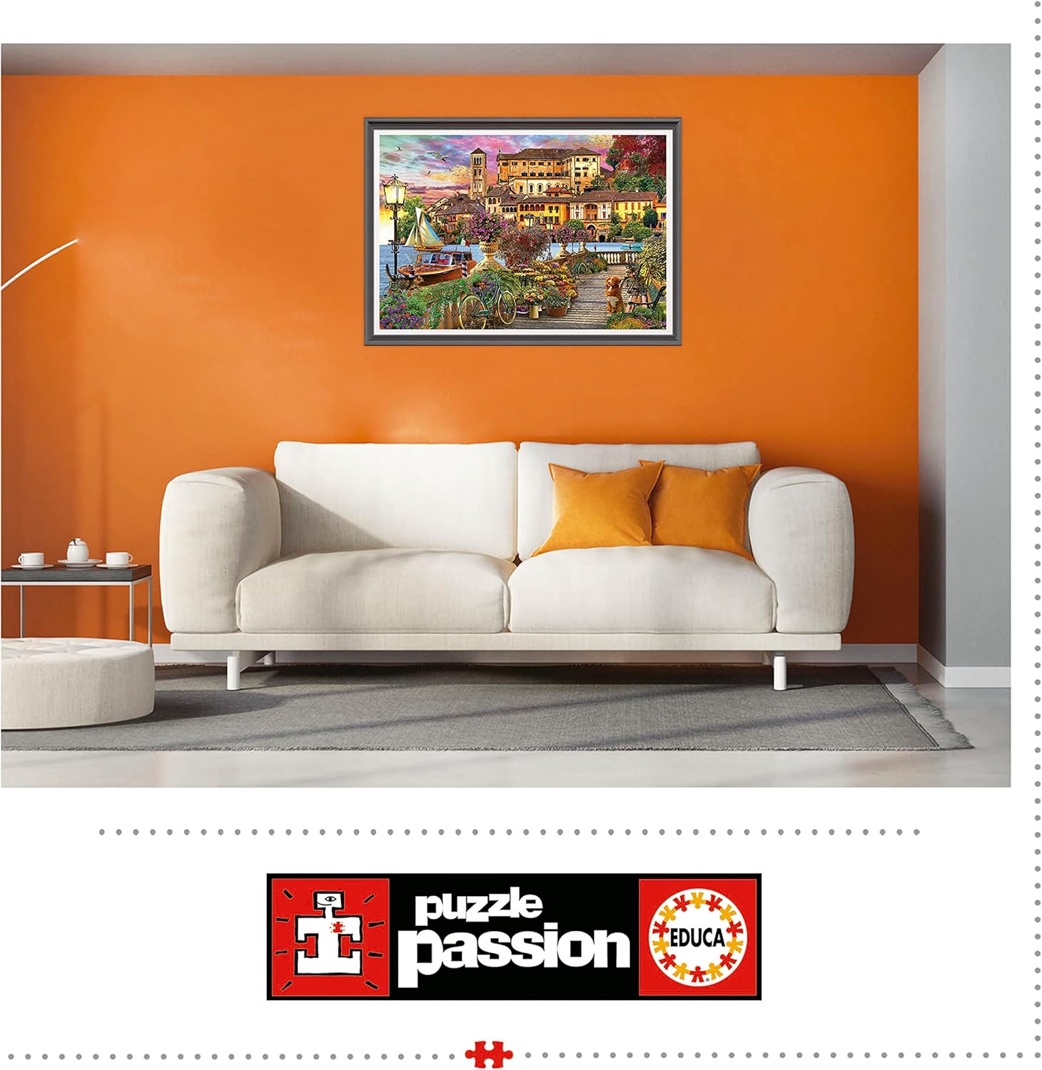 Thumbnail 4 de Educa Puzzle 1500 pièces pour adultes « Prommenade Italienne » (85 x 60 cm)