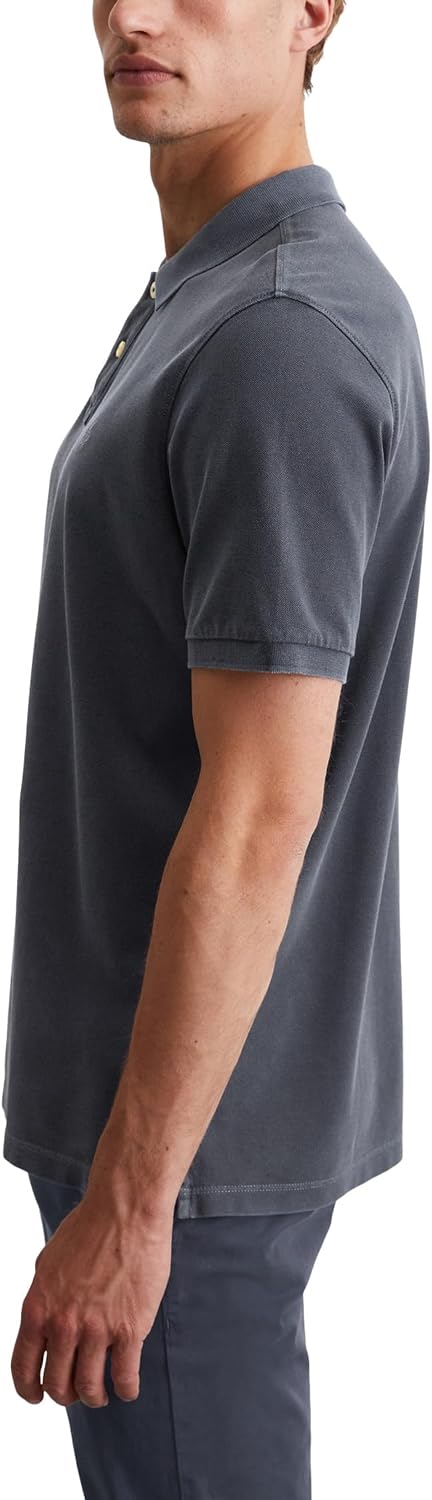 Detalle 2 de Marc O'Polo Herren T-Shirt B21223053092 – Basic Polo in Bio-Baumwolle, Regular Fit
