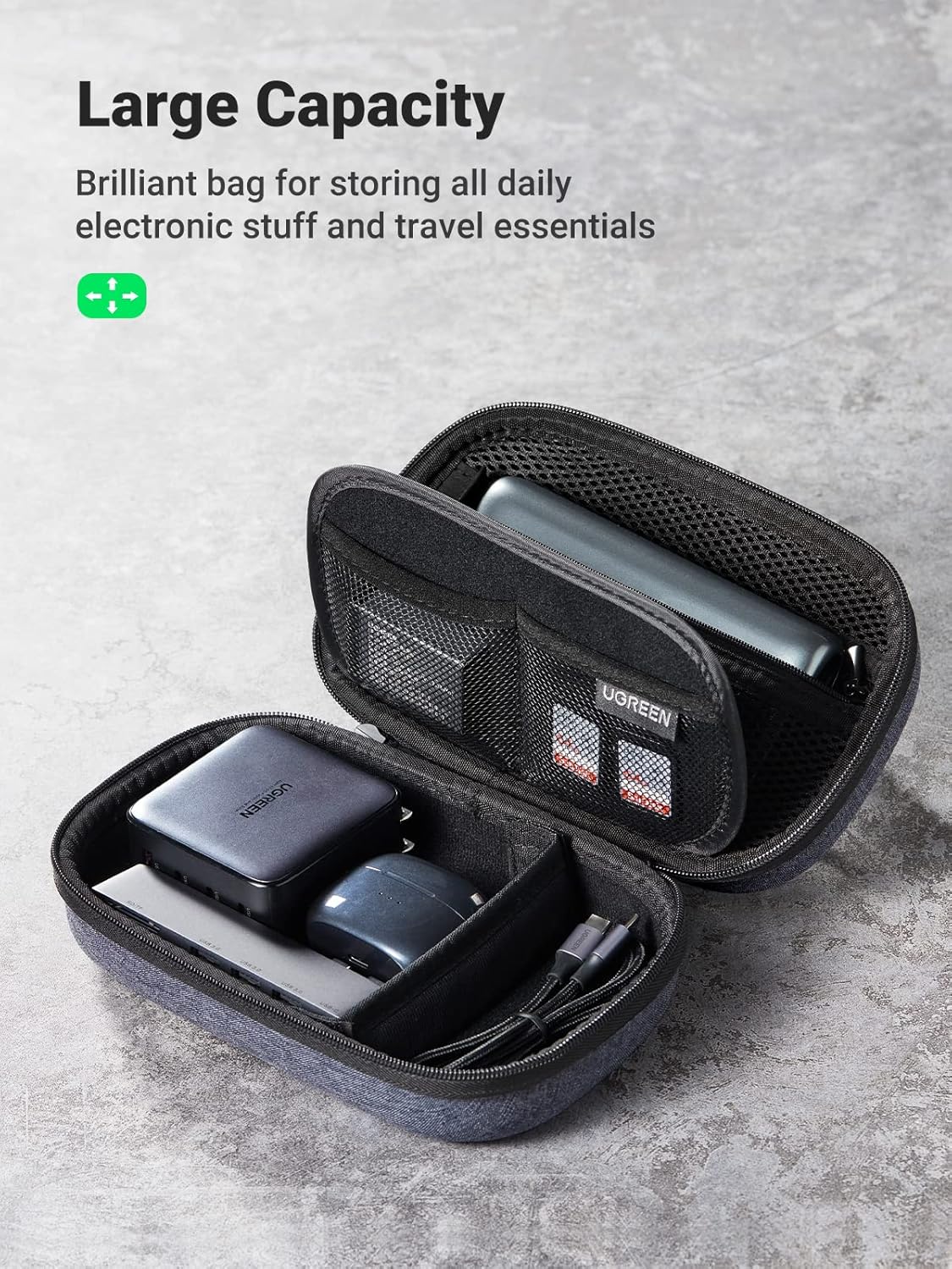 Detalle 2 de UGREEN Travel Accessories Bag 20.3cm organiser