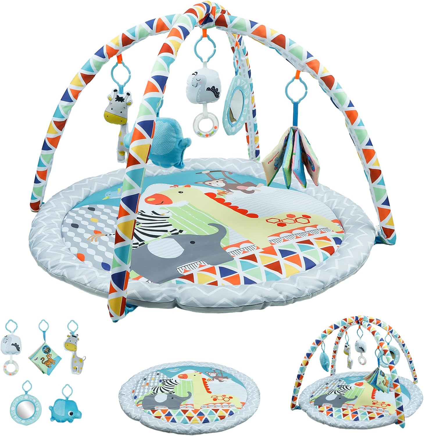 Baby Play Mat and Gym: Multi-Stage Activity Gym for 0–36 Months