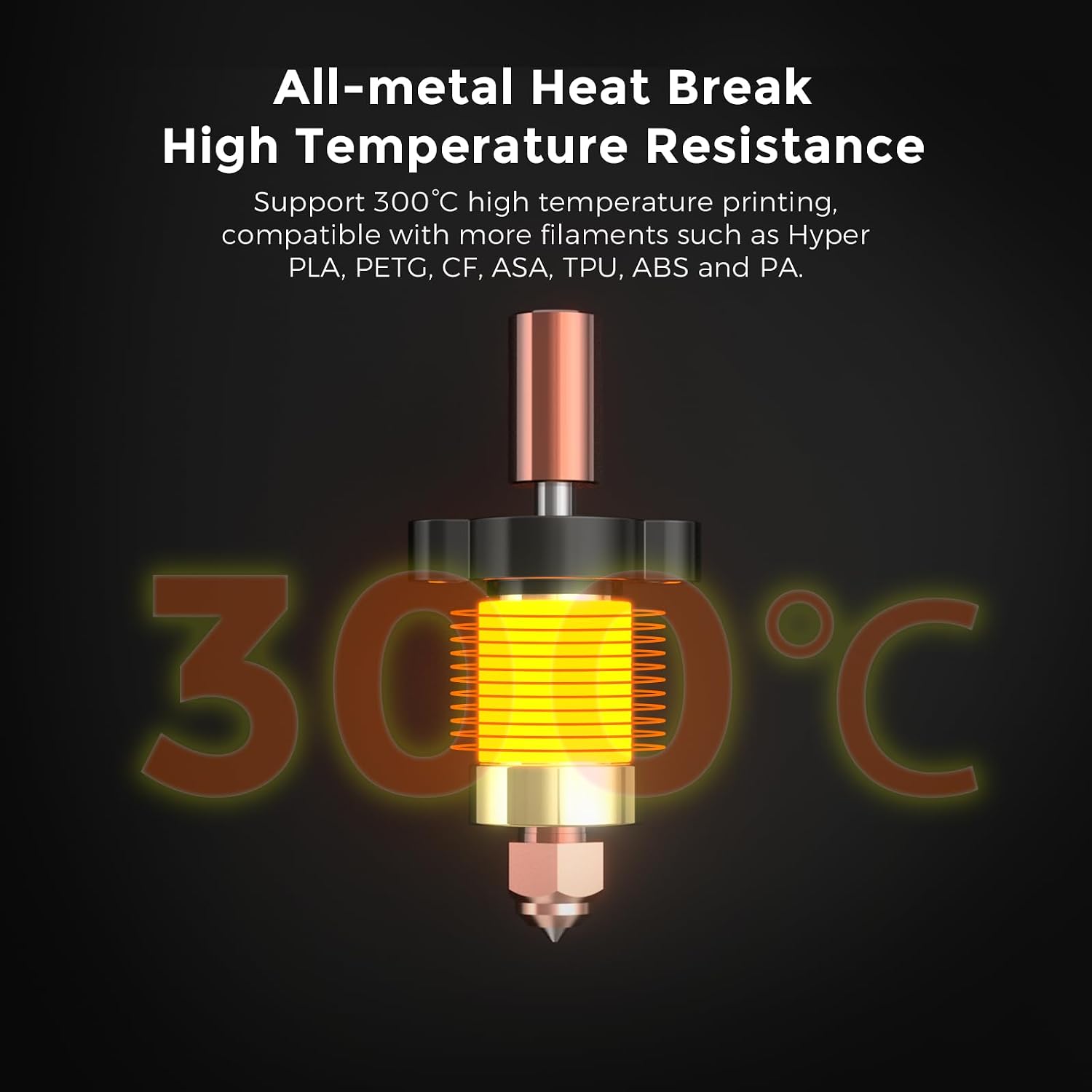 Thumbnail 4 de Creality CR-10 SE用ホットエンドキット、300°C対応・60Wセラミック加熱リング
