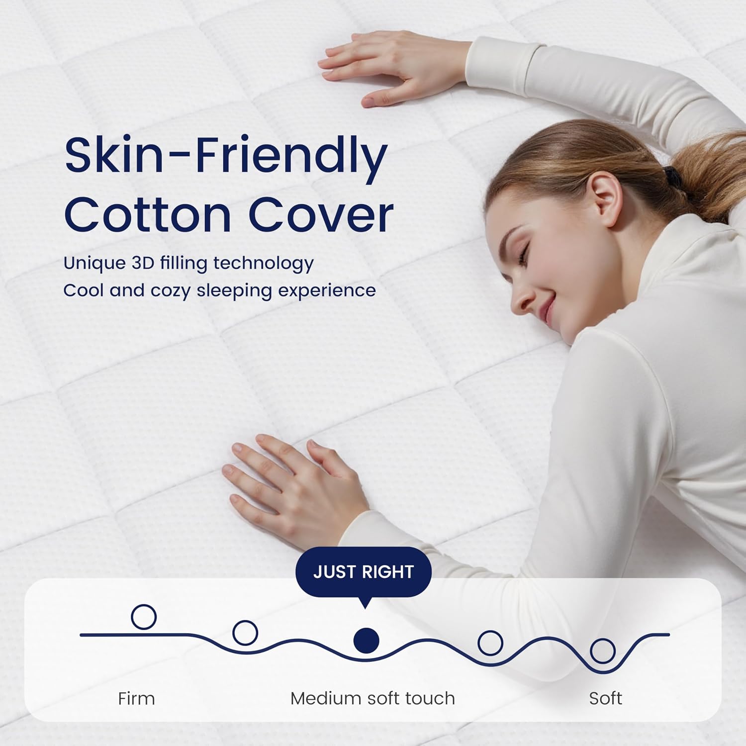 Thumbnail 2 de SUAYEA Twin XL Hybrid Mattress, 12-Inch