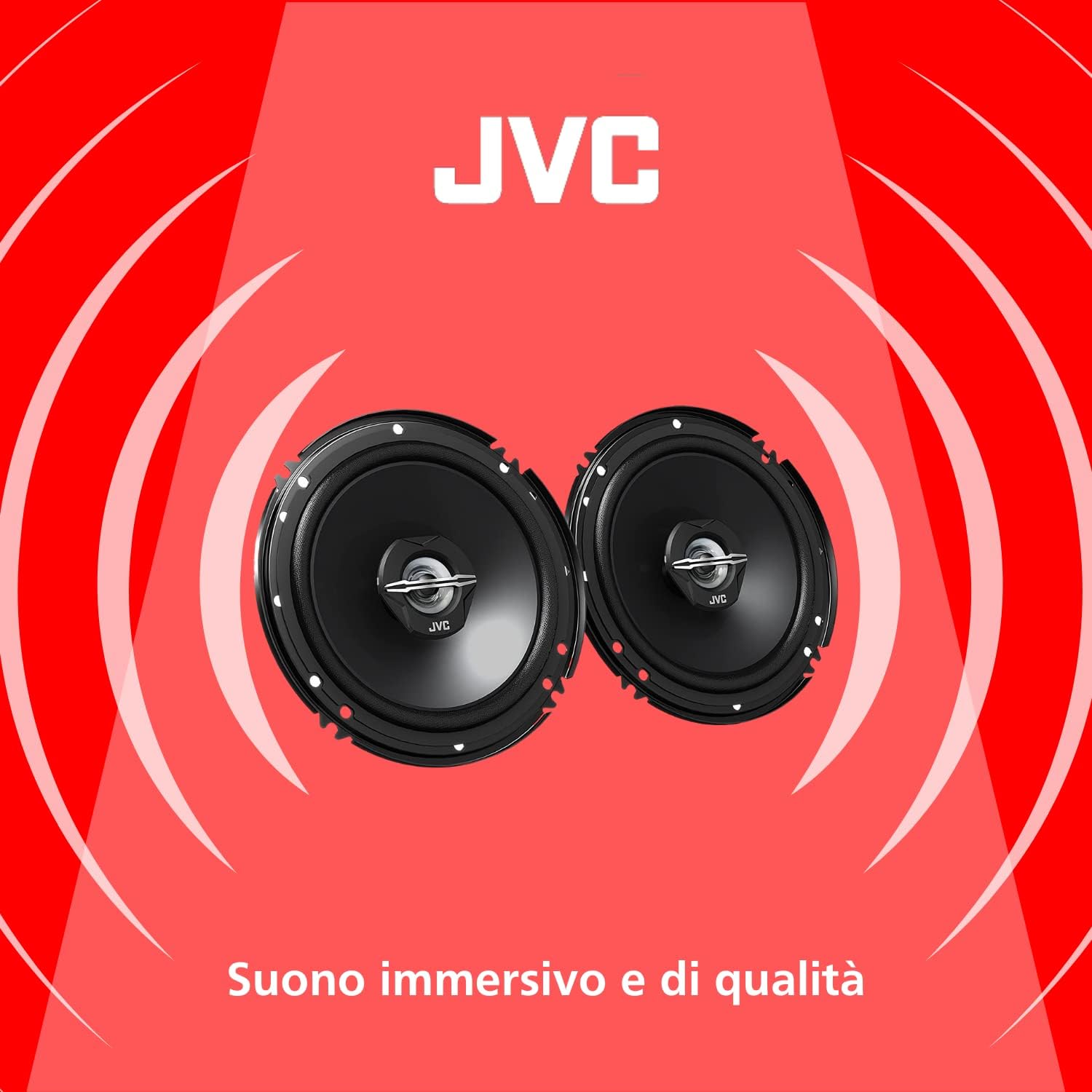 Thumbnail 1 de JVC J620 CS-J620X – Haut-parleur coaxial 16 cm 2 voies, noir
