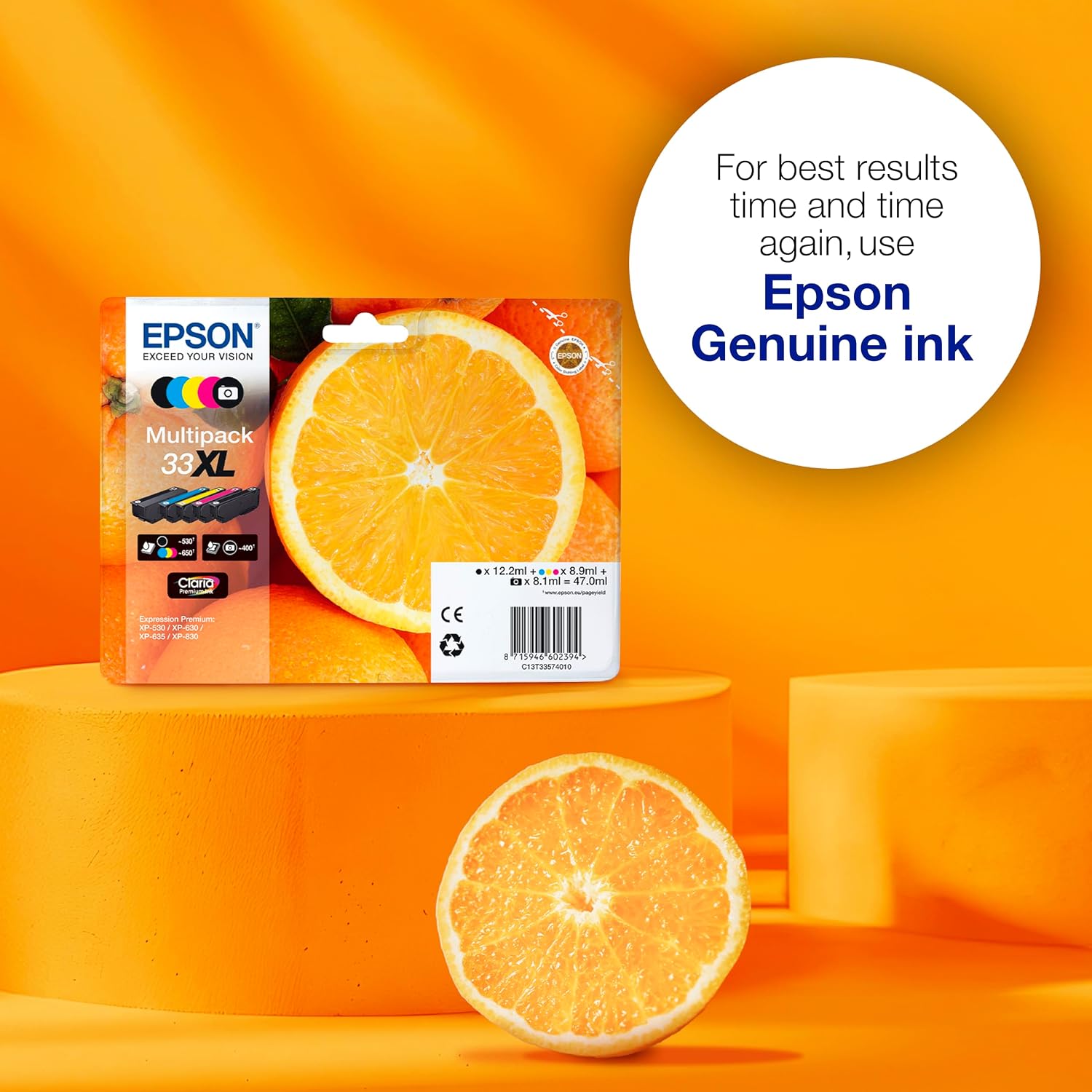Thumbnail 2 de Epson 33XL Oranges Haute Capacité