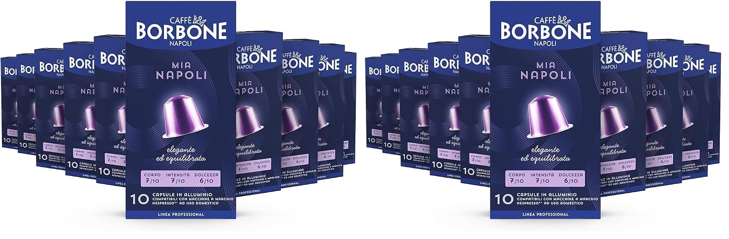Thumbnail 6 de Caffe Borbone Mia Napoli Mischung – 100 Aluminiumkapseln, kompatibel mit Nespresso