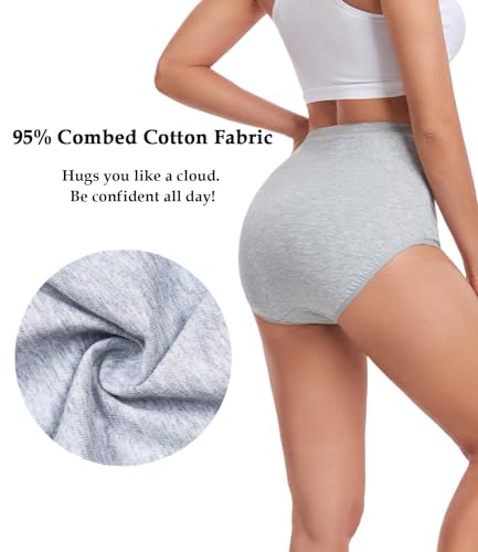 Detalle 2 de wirarpa Culotte Femme coton taille très haute