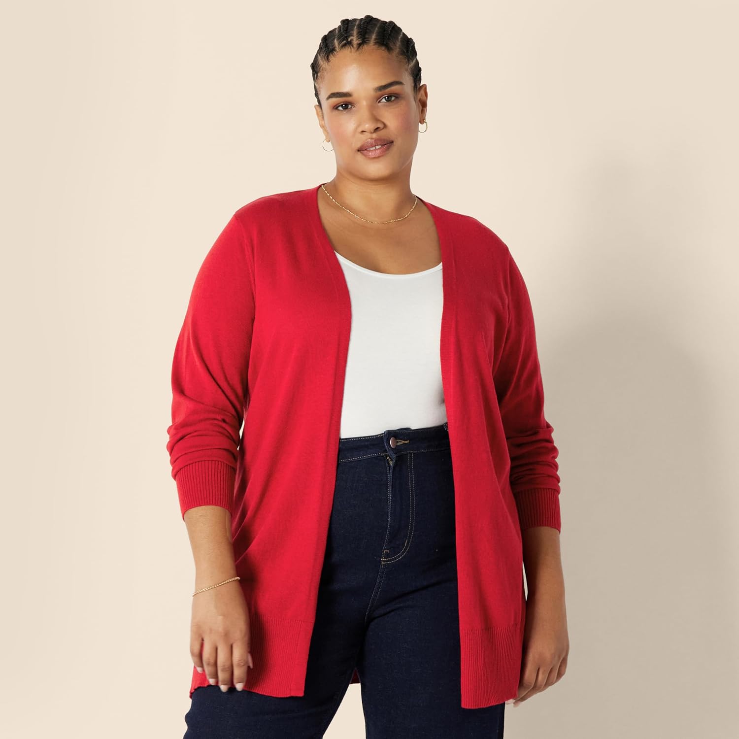 Thumbnail 5 de Amazon Essentials Women’s Lightweight Long Open-Front Cardigan (Plus Size available)