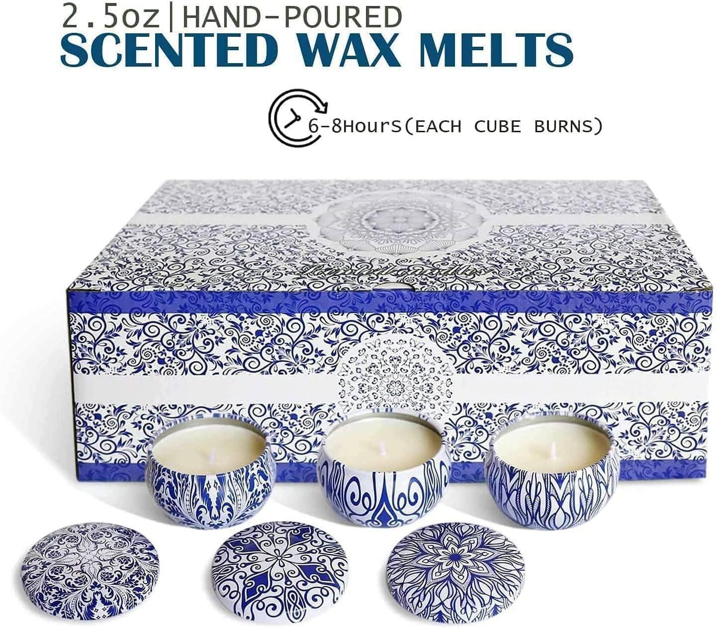 Thumbnail 4 de YOROXRG Scented Candles Gifts Set (16 Pack) Soy Wax Travel Tin Jars, 2.5 oz