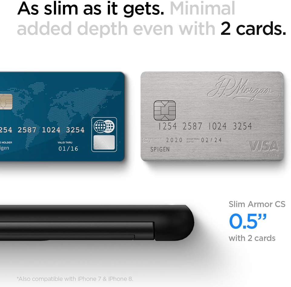 Thumbnail 4 de Spigen Slim Armor CS pour iPhone SE (2022) - coque noire