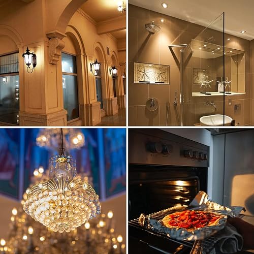 Detalle de Simusi G9 Halogen Light Bulbs, 28W Dimmable Capsule, Warm White 2700K, 12 Pack