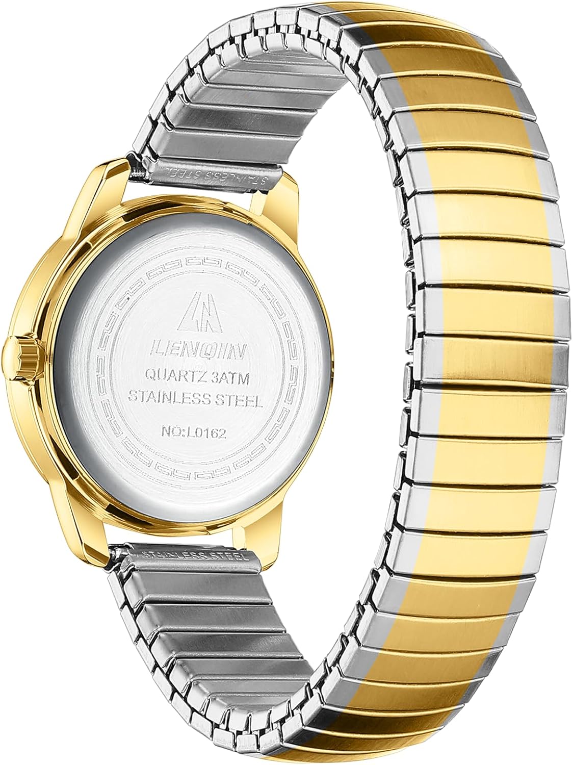 Detalle 2 de LN LENQIN Damen Quarzuhr Edelstahl 160 mm