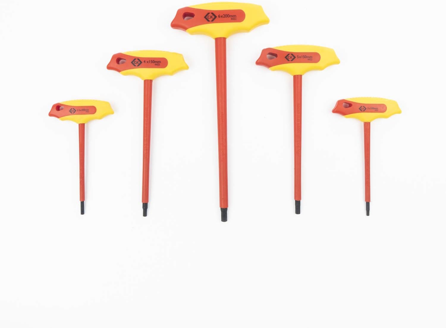 Thumbnail 1 de C.K T4422 Insulated T-Handle Hex Key Set, 5-pcs